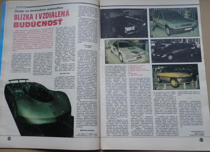 STOP 1988/11 Volvo 740 Saab Jaguar Mercedes formule 1 ČZ - Motoristická literatura