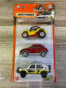 MATCHBOX, 2021, 3 pack, OffRoad Rally, orig. obal
