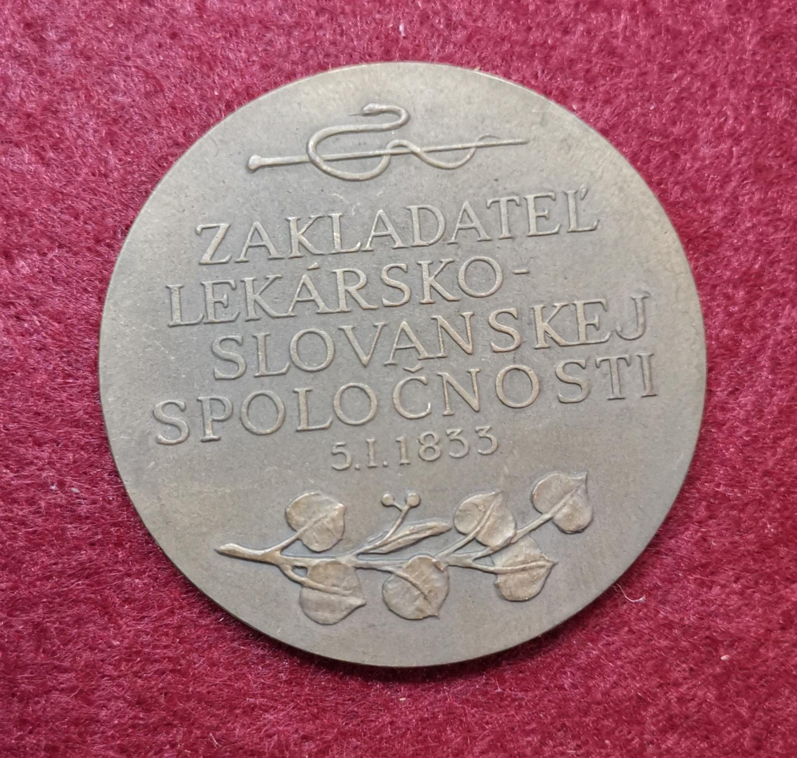 Slovenské medaile Jonáš Bohumil Guot - Sběratelství