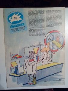 Časopis, Dikobraz, č. 49/1988, pěkný stav