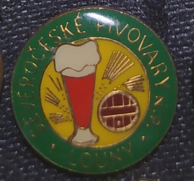 P112 Odznak Severočeské pivovary Louny  1ks