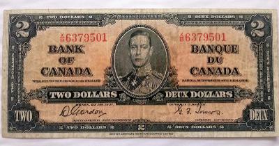 Kanada 2 dolaru 1937 rok