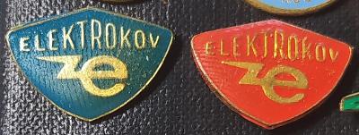 P112 Odznak ELEKTROKOV  2ks