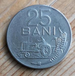 RUMUNSKO 25 BANI 1966 VF