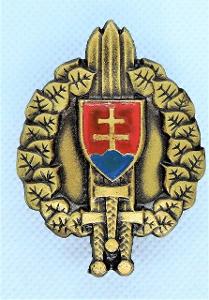 Velký Čepicový odznak - Slovenská armáda - dôstojnícky 