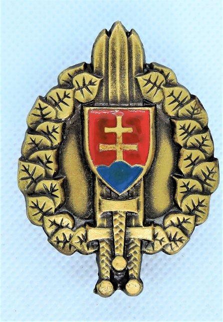 Velký Čepicový odznak - Slovenská armáda - dôstojnícky  - Sběratelství