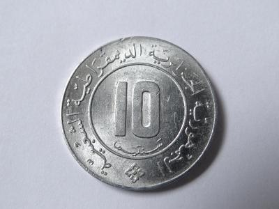10 centimes, Alžír.
