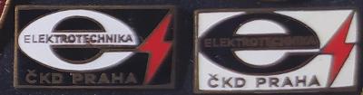 P112 Odznak ČKD elektrotechnika  2ks