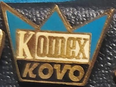 P112 Odznak KOMEX kovo  1ks