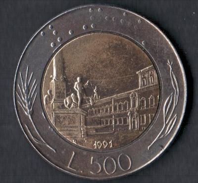Mince: Itílie 500 lir 1991
