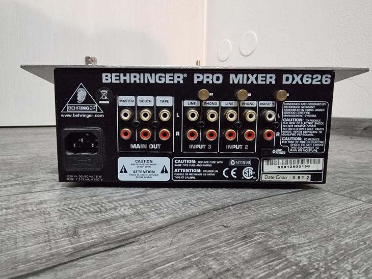 Behringer DX626 DJ mixpult - TV, audio, video