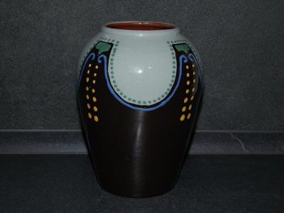 Secesní ručně malovaná stylová váza