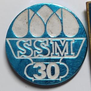 P113 Odznak SSM 30let  20mm  - 1ks