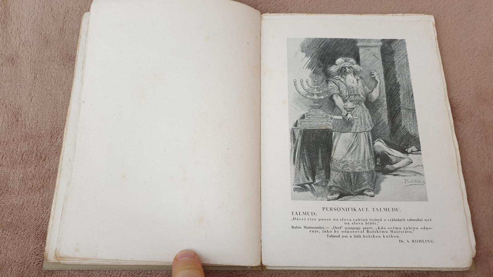 Zrcadlo židů 1925-dle rabínské literatury-talmund-ilustrace - Knihy