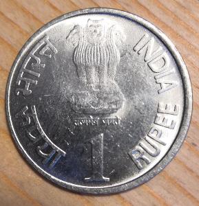 INDIE 1 RUPEE 2010 PAMĚTNÍ UNC