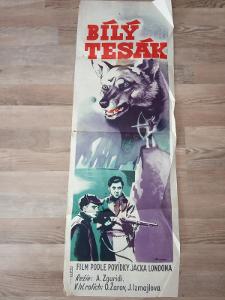 Starý filmový plakát BÍLÝ TESÁK - PLM59