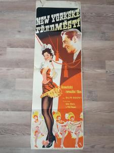 Starý filmový plakát ČSR- NEW YORKSKÉ PŘEDMĚSTÍ - PLM63