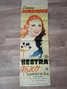 Starý filmový plakát SESTRA JEHO KOMORNÍKA - PLM70