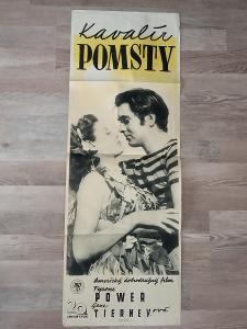 Starý filmový plakát KAVALÍR POMSTY - PLM73