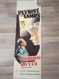 Starý filmový plakát PLYNOVÉ LAMPY - PLM75