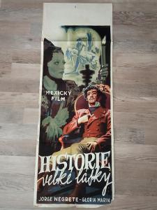Starý filmový plakát HISTORIE VELKÉ LÁSKY - PLM83