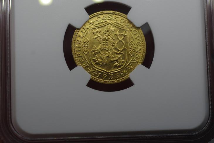 !!DOKONALÁ INVESTICE ZLATÝ SV. DUKÁT 1935, CERTIFIKACE NGC MS65 TOP!! - Zlaté mince a dukáty - numismatika