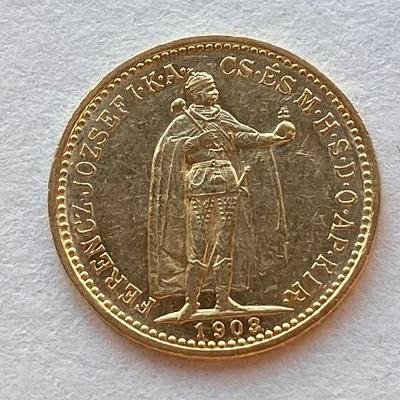 Rakousko Uhersko FJI. zlatá 10 koruna uherská 1903 KB originální ražba