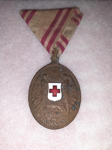 Vyznamenání Patriae ac Humanitati 1864 - 1914 Červený kříž