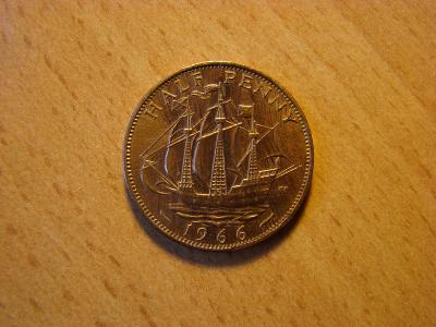1/2 Penny 1966, Velká Británie