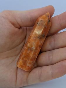Sluneční kámen, 72 mm - krystal, minerál, špice, obelisk, hrot
