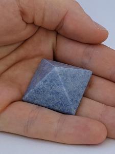 Modrý aventurin, 30 mm - krystal, minerál, pyramida