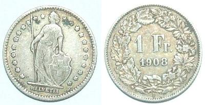 Švýcarsko 1 F 1908