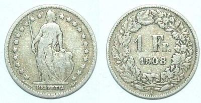 Švýcarsko 1 F 1908