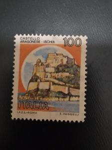 Itálie, hrad Ischia