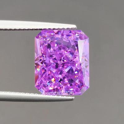 Diamant lab. fial.vysoce karbonový zircon kval. 5A+,10x12mm,13karátů