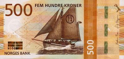 500 Korun/Kroner Norsko 2018 Pick #56a UNC