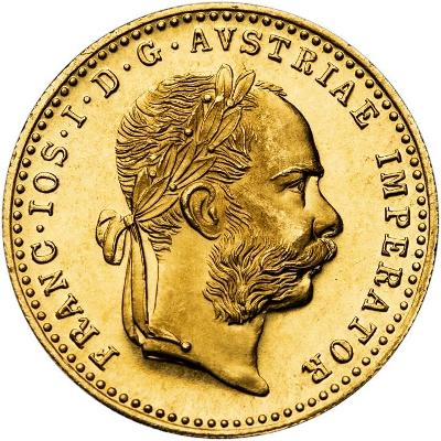 Dukát FJ 1915- novoražba - zlatá investiční mince