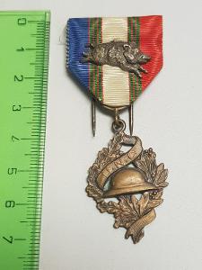 Medaile veteránů 1914-1918, Francie, Chobillon, SPONA - Ardeny 1914 RR