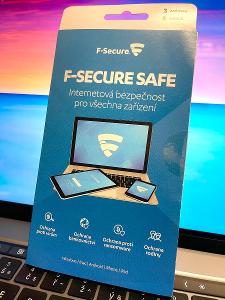 Antivirový program F-Secure Safe na 3 zařízení na 6 měsíců.