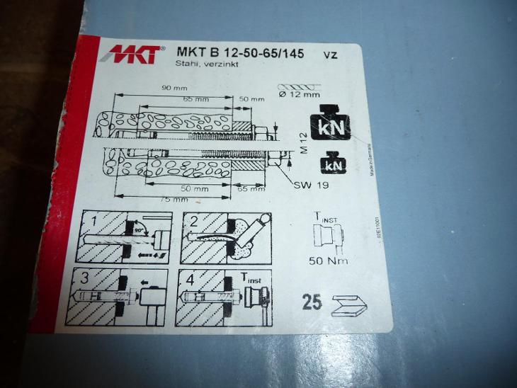 Kotva pruvlakova M 12-145 Mkt. - Podnikání a průmysl