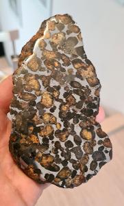 Meteorit Sericho pallasit - Keňa, velký kus - 392,25 gramů!