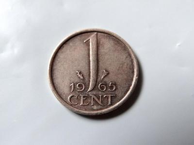 1 cent 1965, Holandsko.