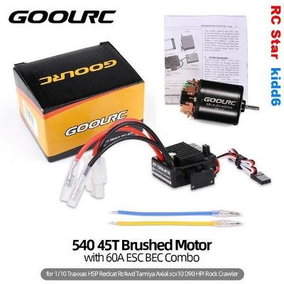 GOOLRC COMBO👍 motor 540/45T-ESC WP-1060 (60A)