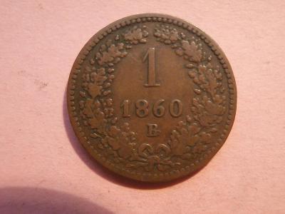 1 Krejcar 1860 B