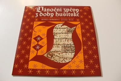 Vánoční zpěvy z doby Husitské -špič. Stav- ČSSR 1982 LP +booklet