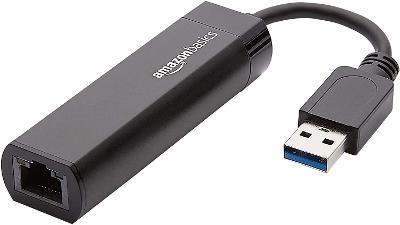 Amazon Basics USB 3.0 a 10/100/1000 Gigabit Ethernet adaptér