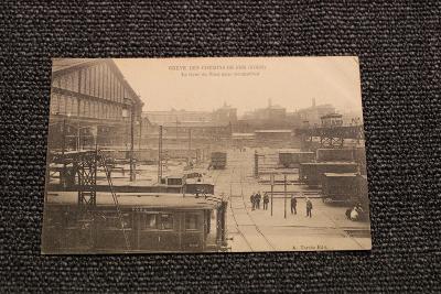 DK7. Nádraží Gare Nord - Stávka  železničářů 1917 polní pošta 23. div.