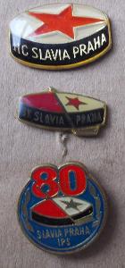 odznaky sportovní hokej  Slávia 