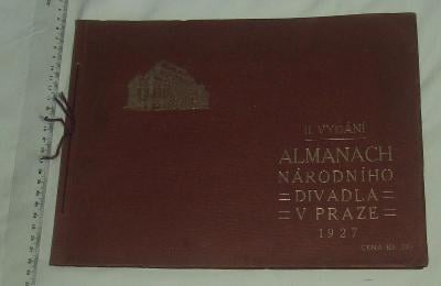 Almanach národního divadla v Praze - 1927- divadlo Praha