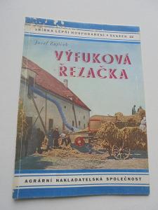 STARÁ BROŽURA - PŘÍRUČKA - VÝFUKOVÁ ŘEZAČKA z ROKU 1944